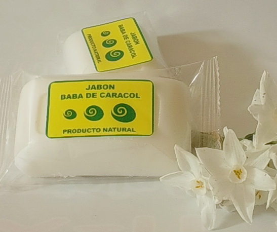 Jabón de tocador con baba caracol